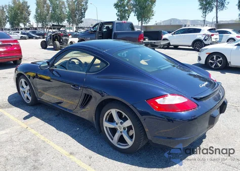 2007 Porsche Cayman z USA, uszkodzony, nr VIN WP0AA29837U762585